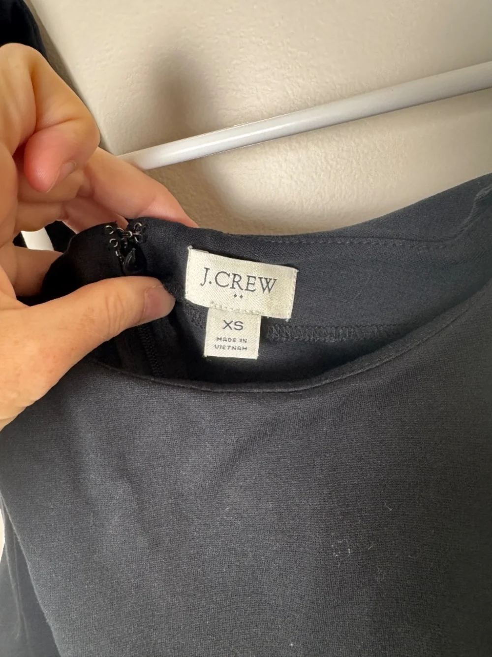 J. Crew sleeveless black dress. Size 0.